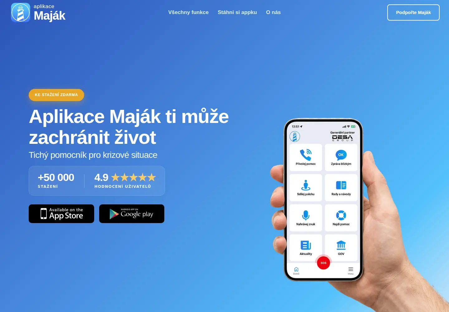 Screenshot of majak.app