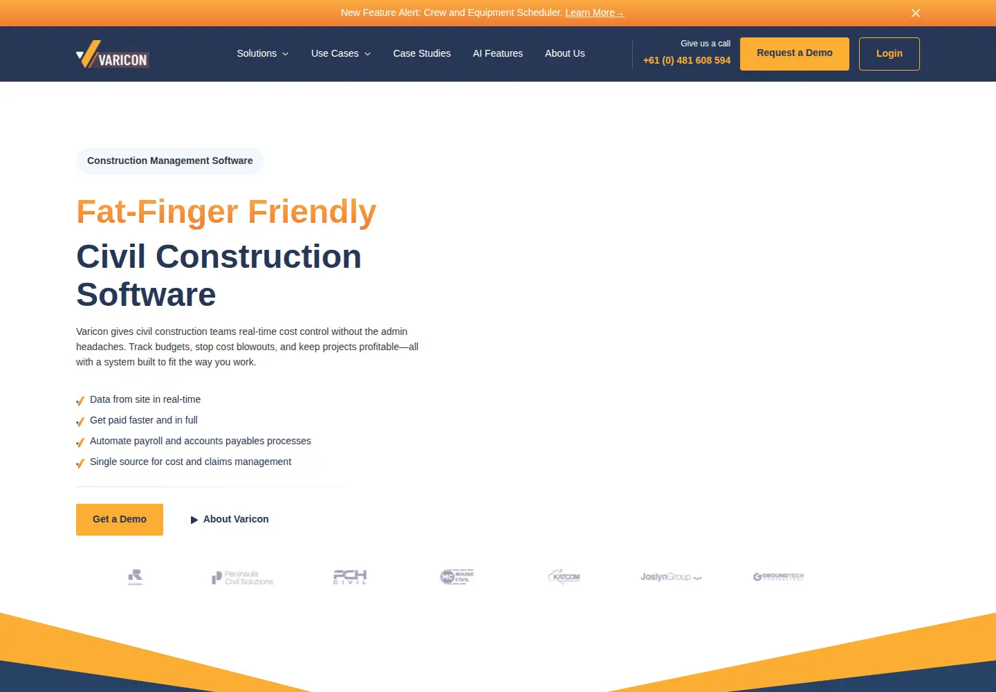 Screenshot of varicon.com.au
