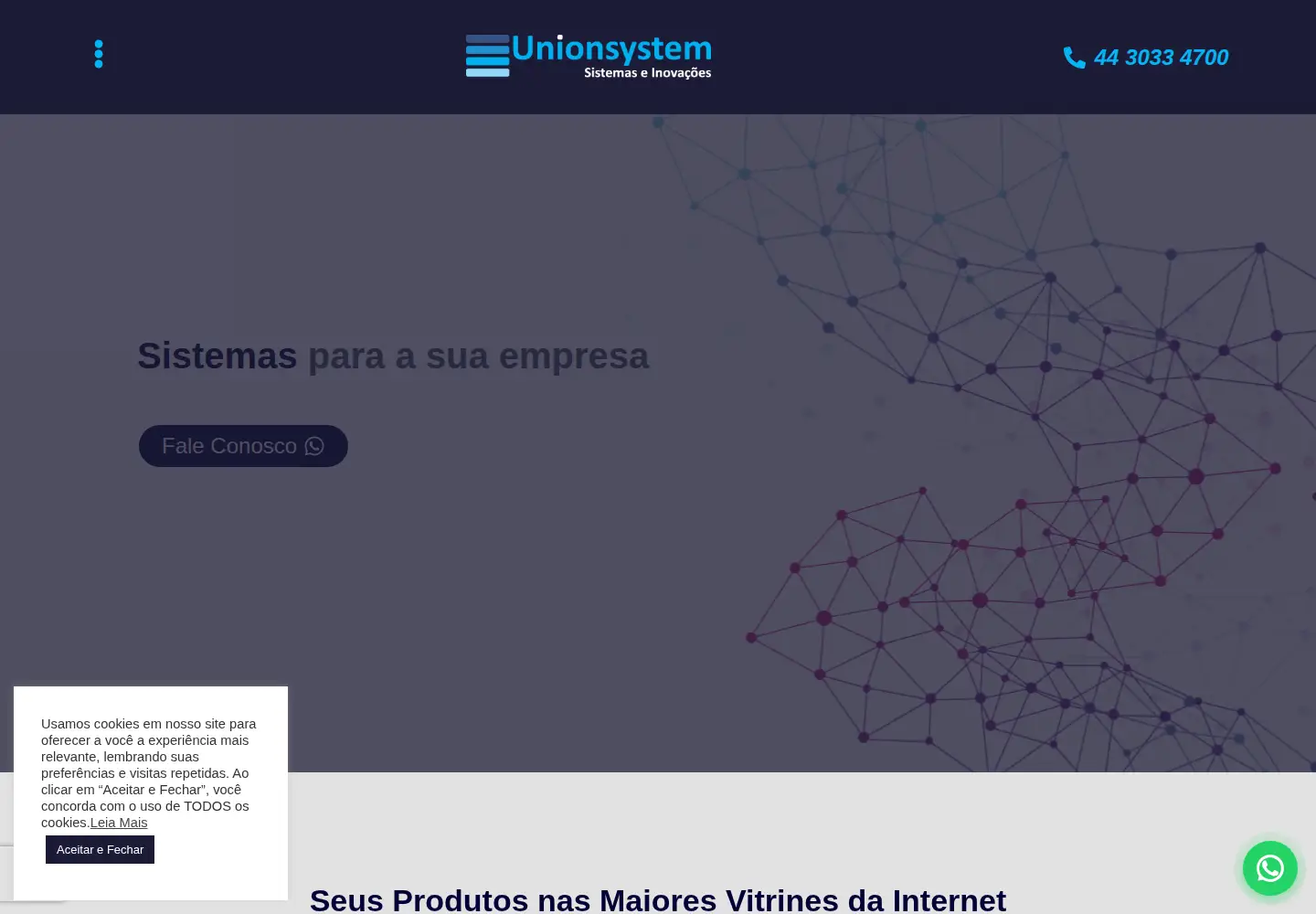 Screenshot of unionsystem.com.br