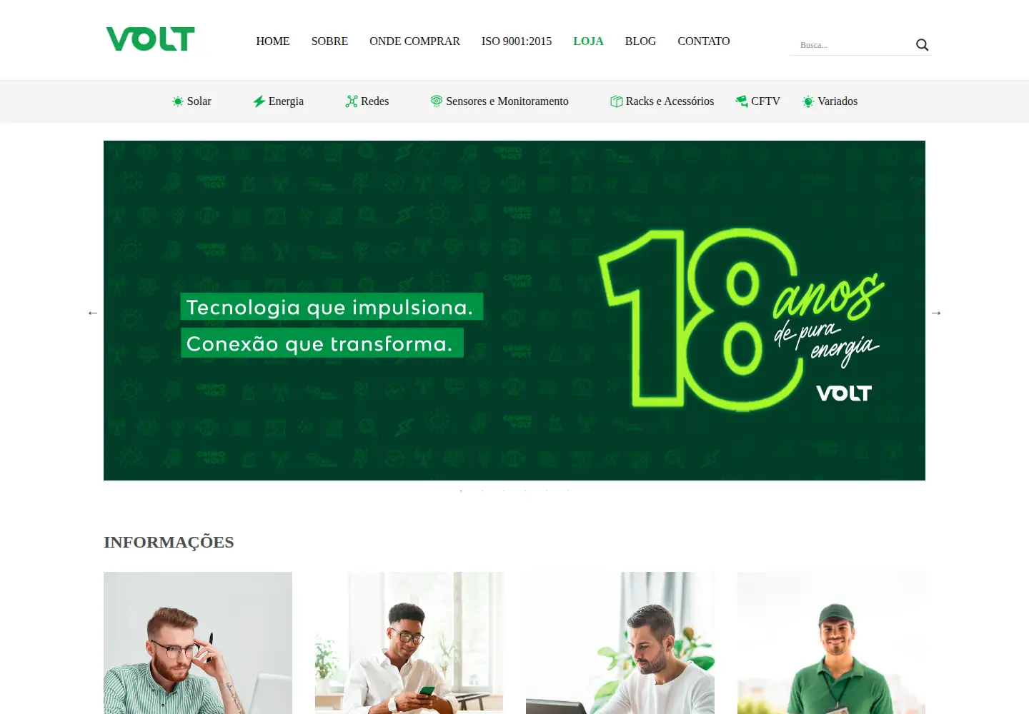 Screenshot of volt.ind.br
