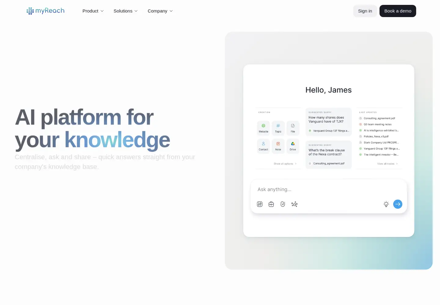 Screenshot of rea.ch