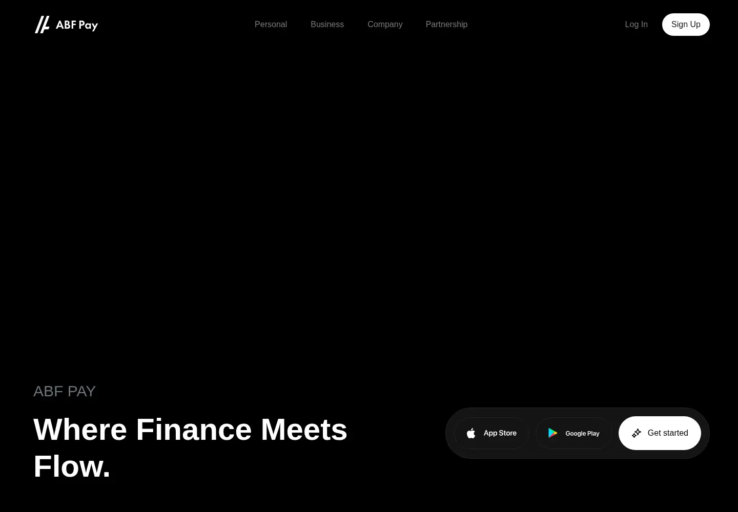 Screenshot of abfpay.com