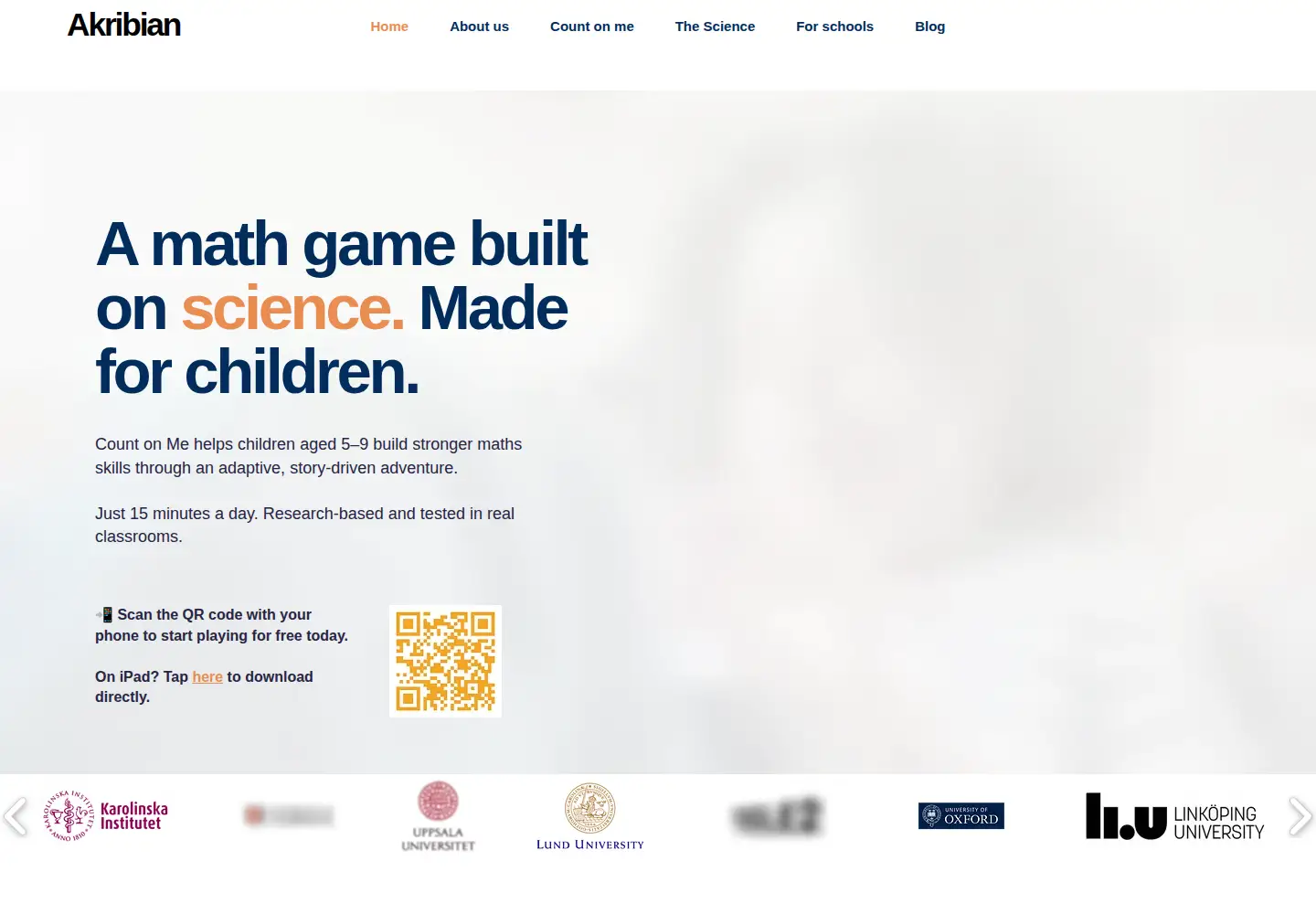 Screenshot of akribian.com