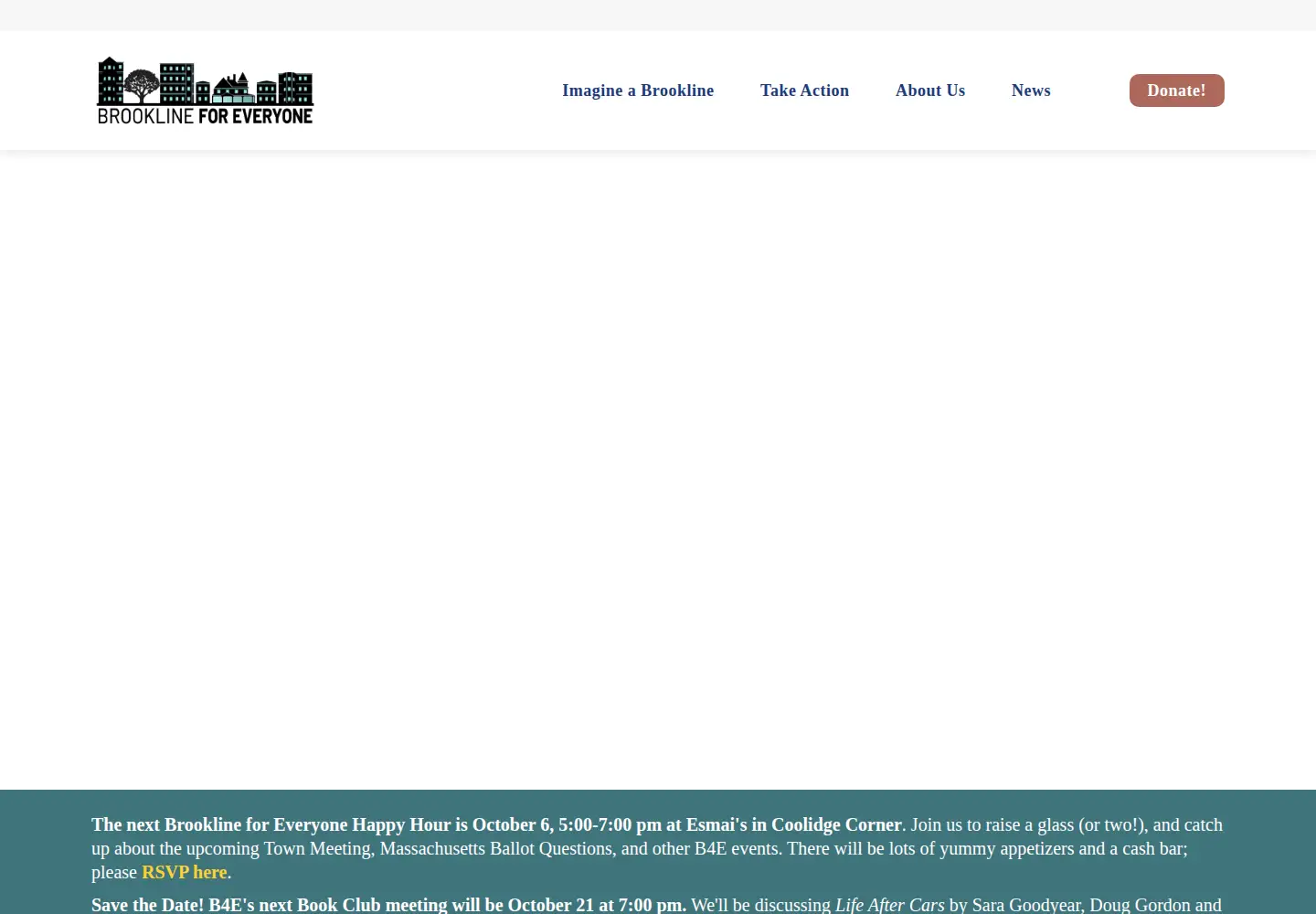 Screenshot of brooklineforeveryone.com
