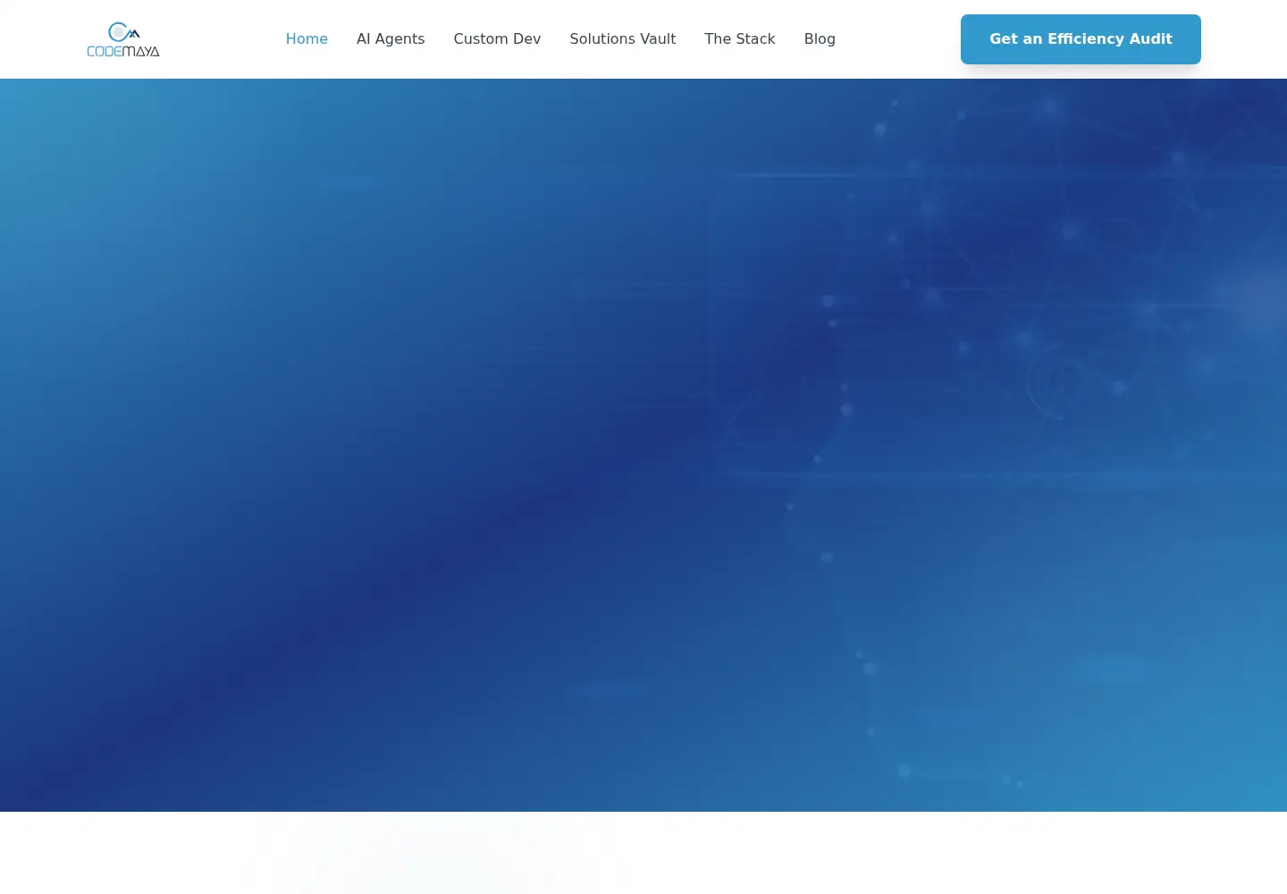 Screenshot of codemaya.com