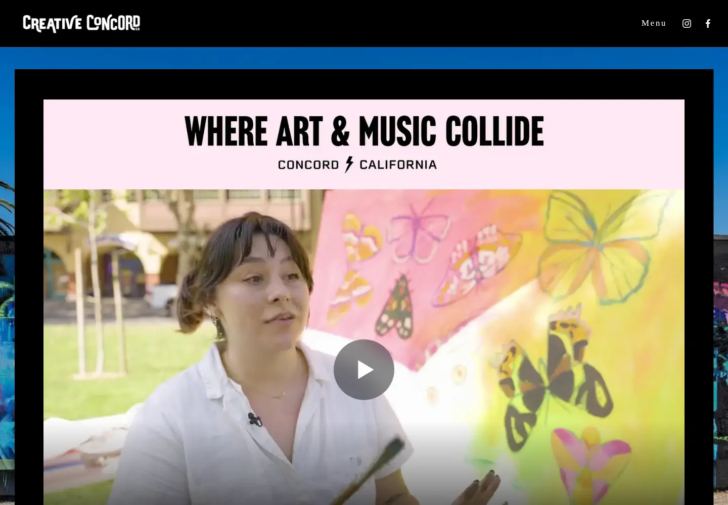Captured homepage of creativeconcordca.com in the current scan