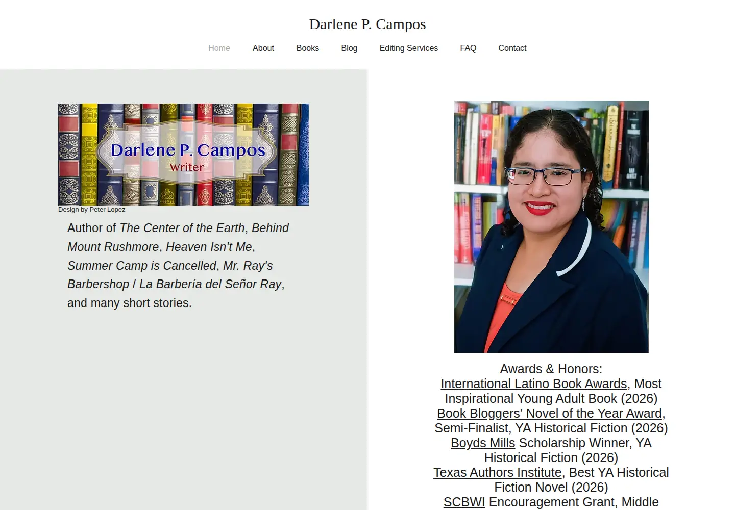 Screenshot of darlenepcampos.com