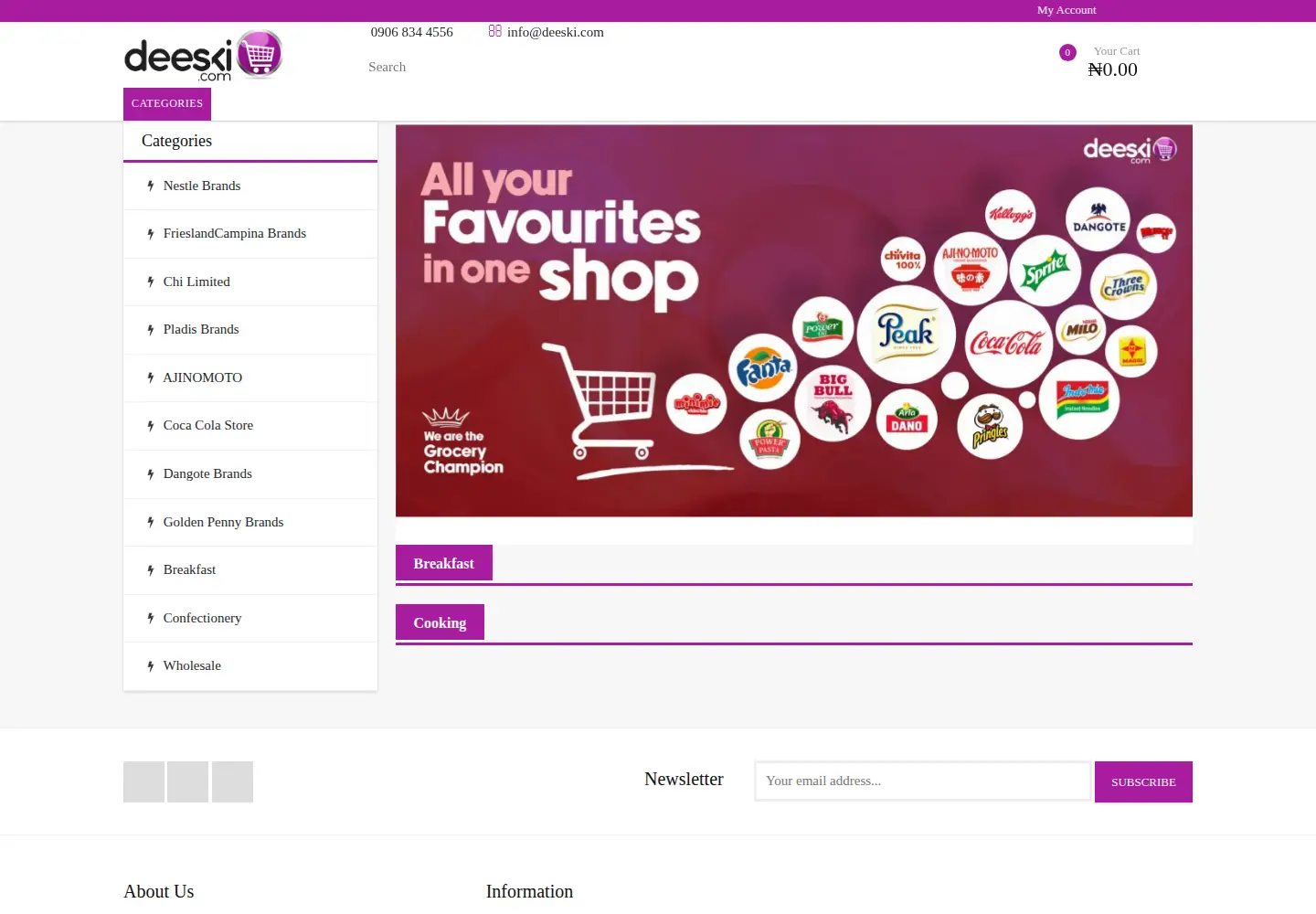 Screenshot of deeski.com