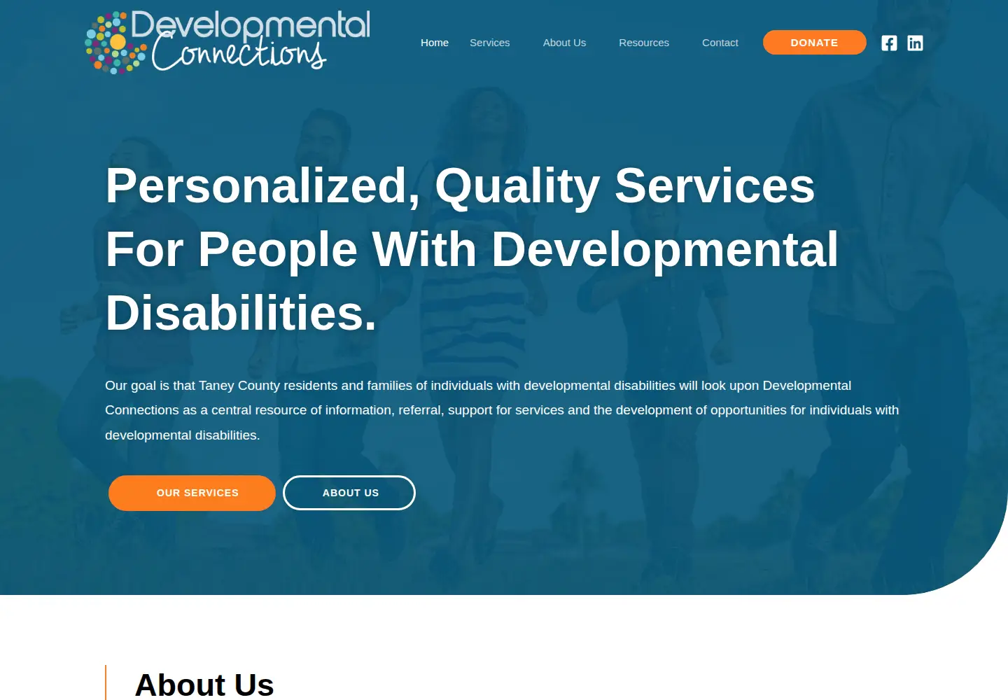 Screenshot of developmentalconnections.com