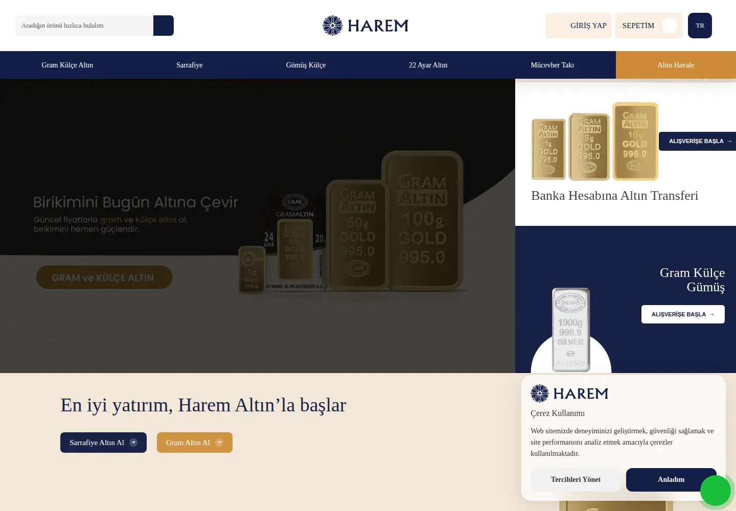 Screenshot of e-haremaltin.com