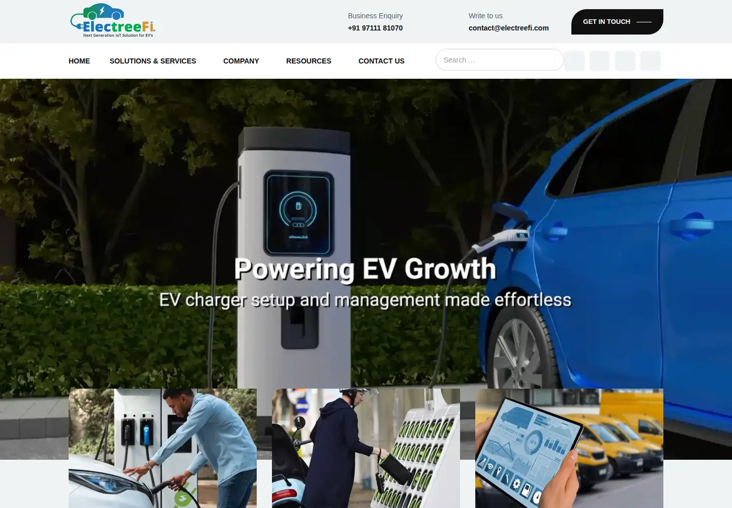 Screenshot of electreefi.com