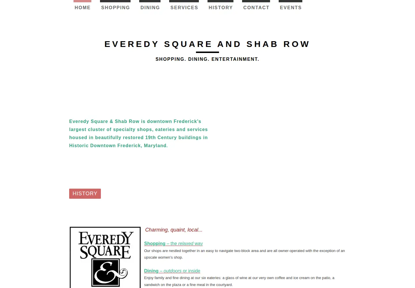 Screenshot of everedysquare.com