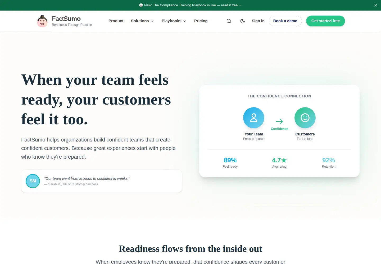 Screenshot of factsumo.com
