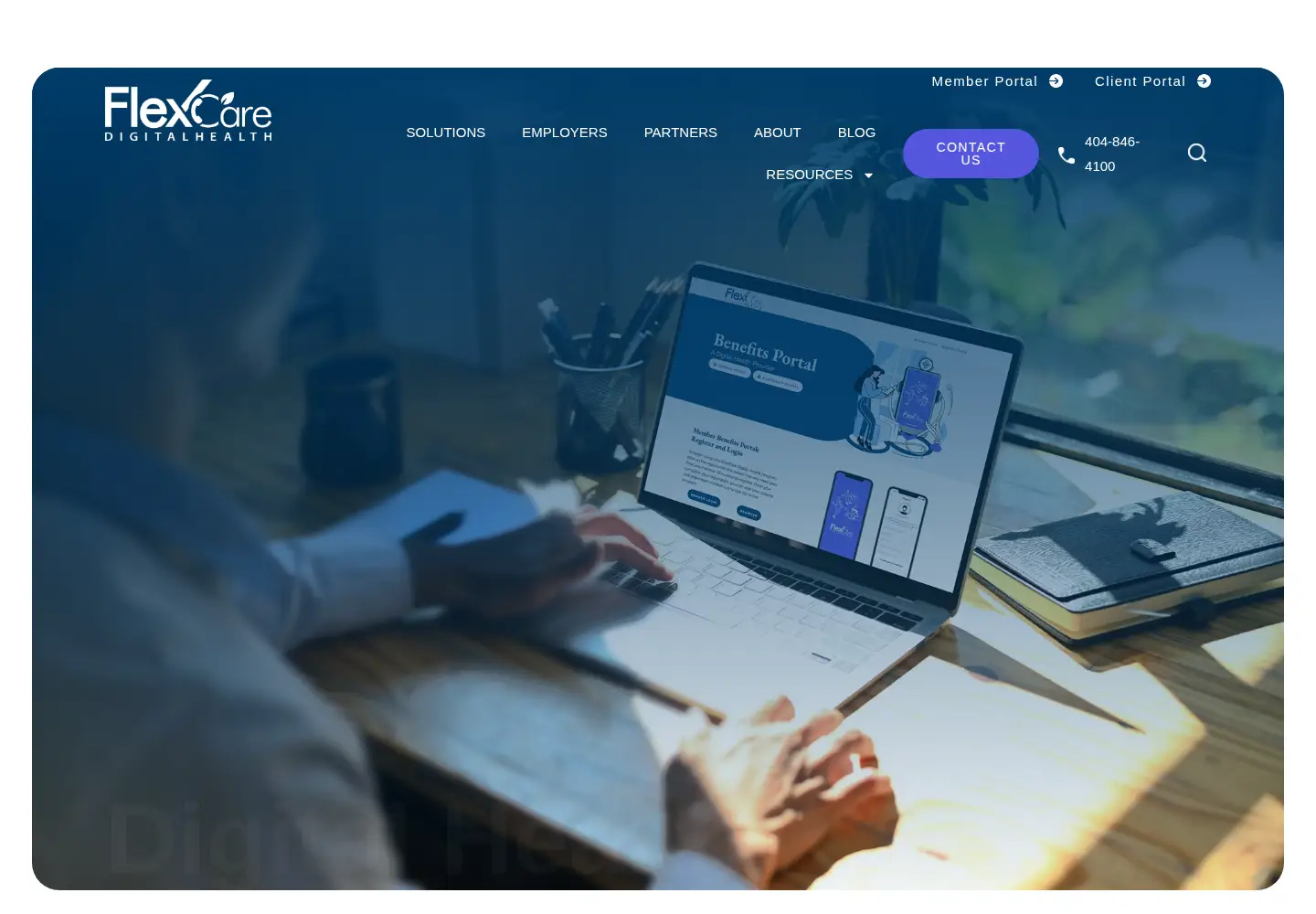 Screenshot of flexcare.com
