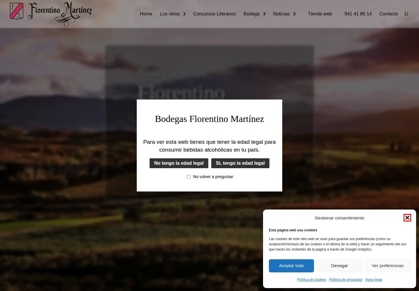 Screenshot of florentinomartinez.com