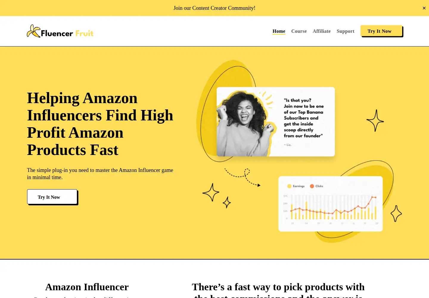Screenshot of fluencerfruit.com