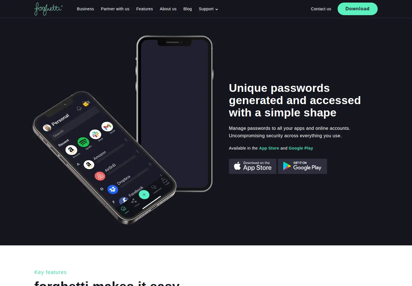 Screenshot of forghetti.com