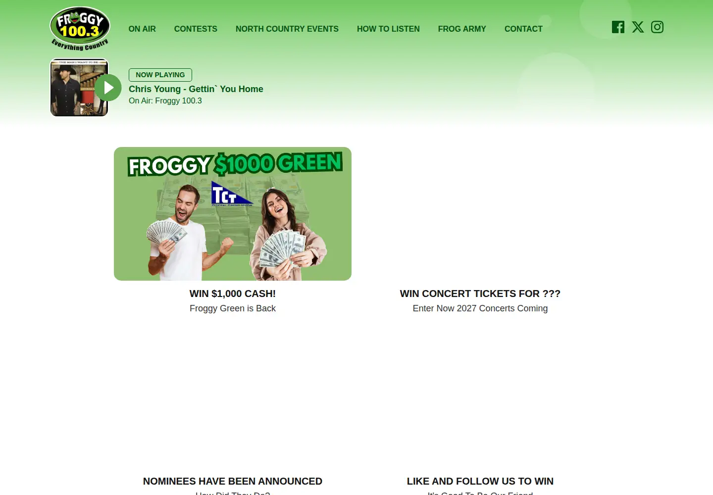 Screenshot of froggy1003.com