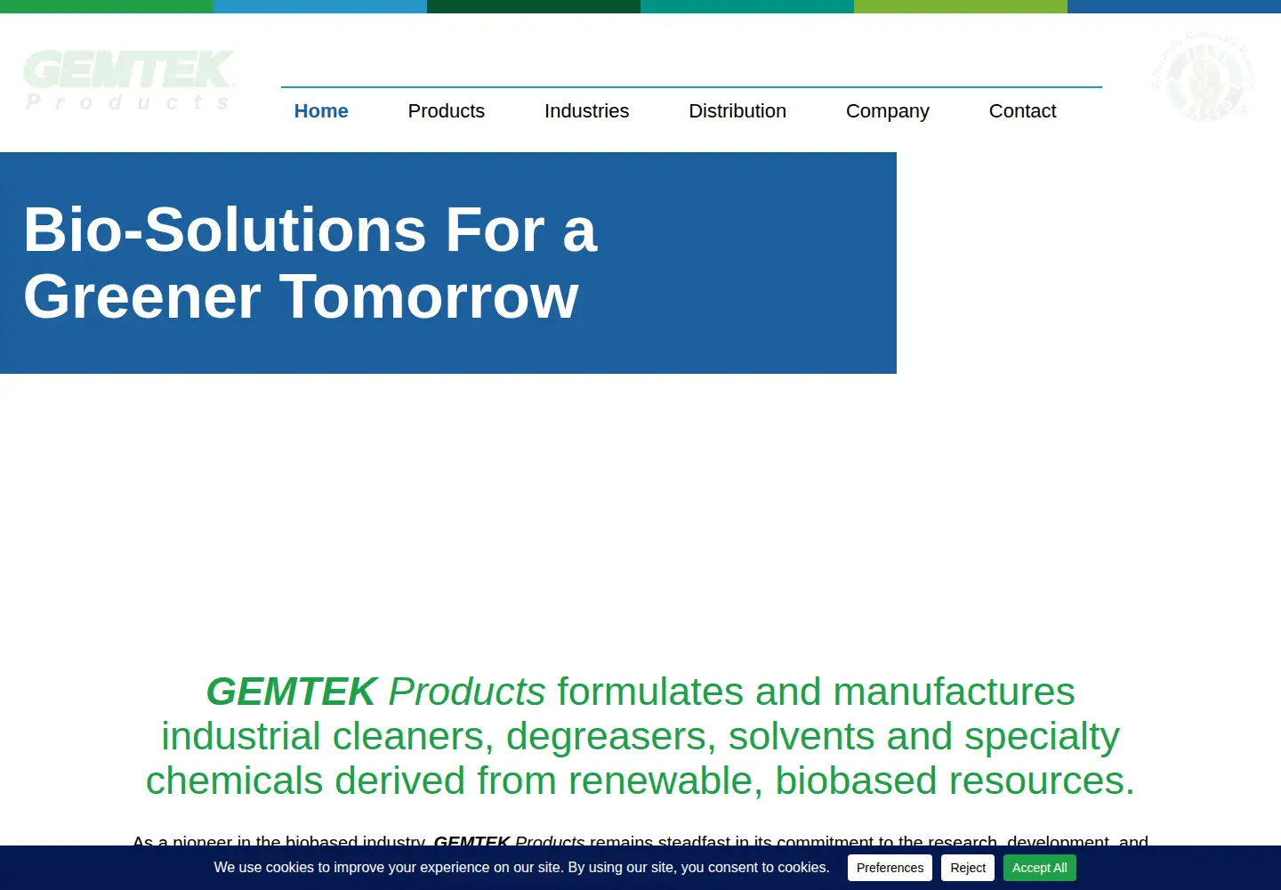 Screenshot of gemtek.com