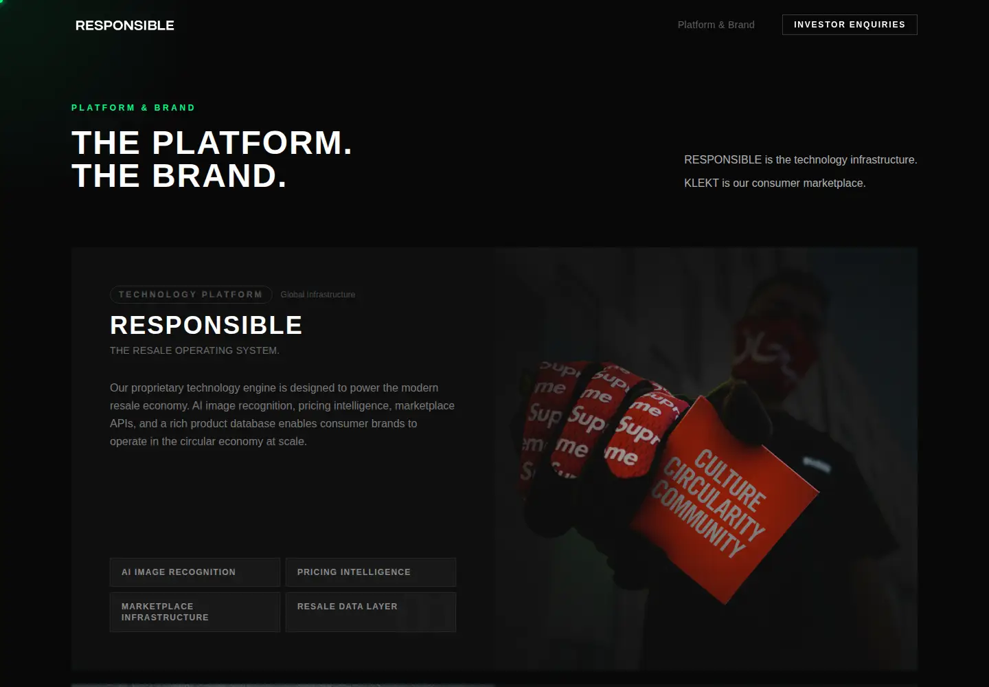 Screenshot of getresponsible.com
