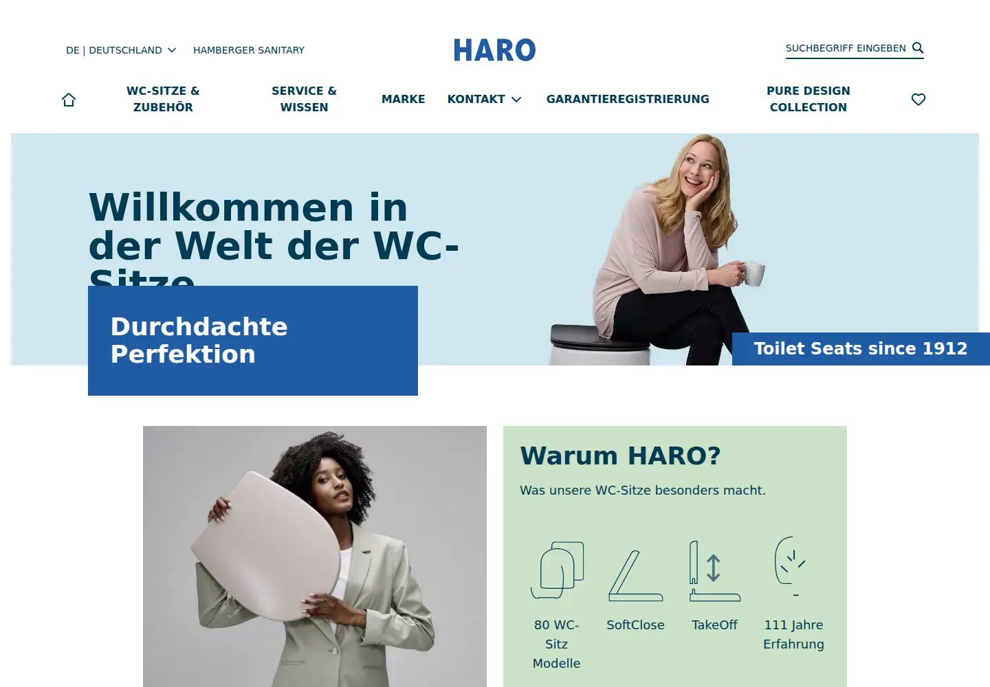 Screenshot of haro-sanitary.com