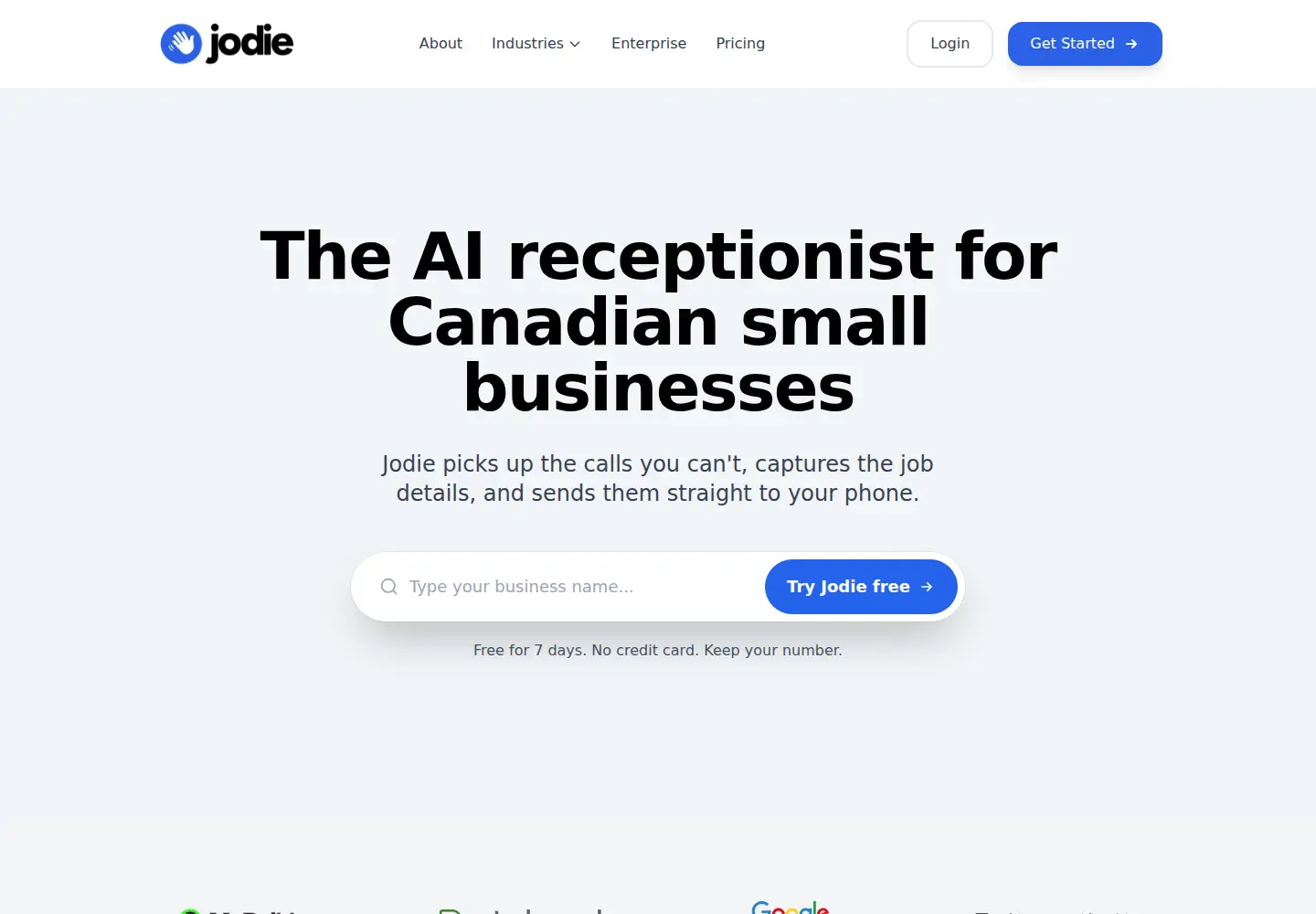 Screenshot of heyjodie.com