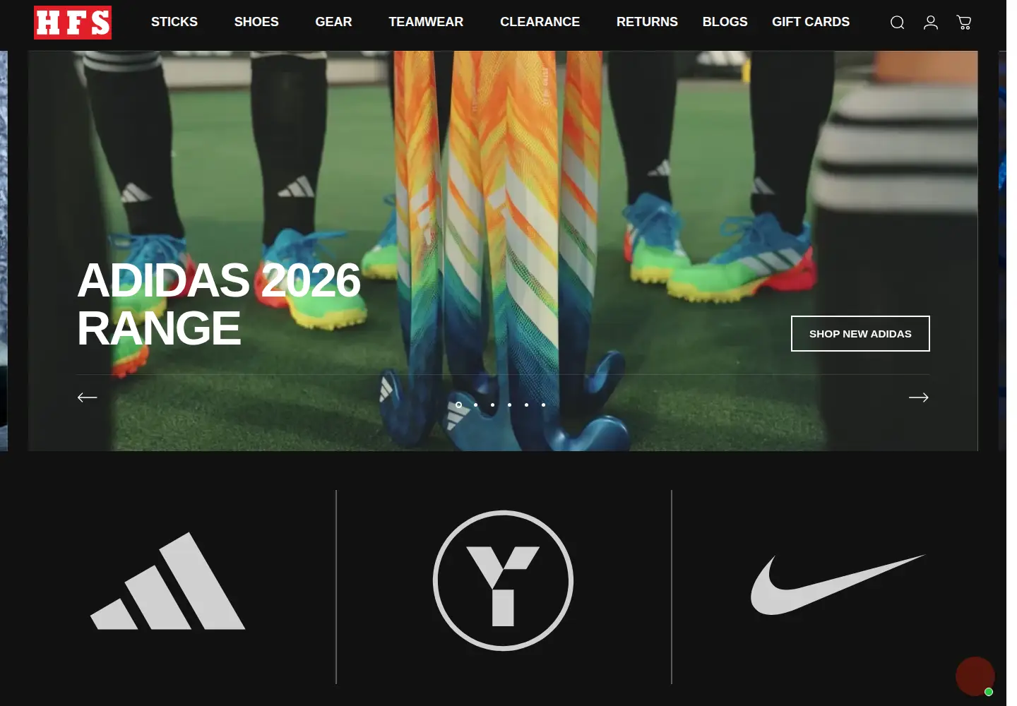 Screenshot of hfssport.com