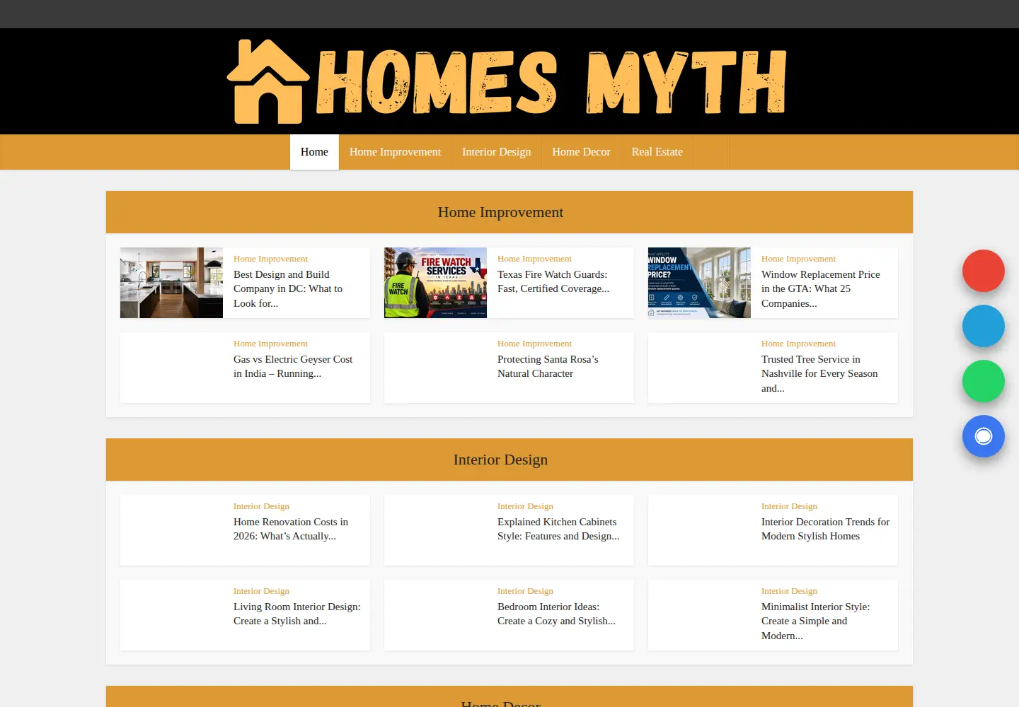 Screenshot of homesmyth.com
