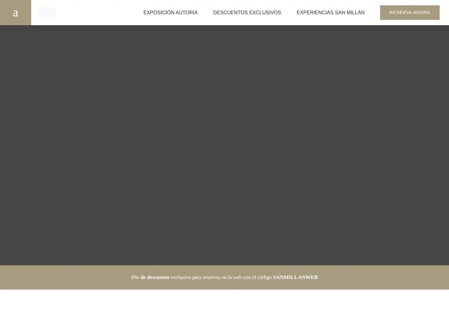 Screenshot of hosteriasanmillan.com