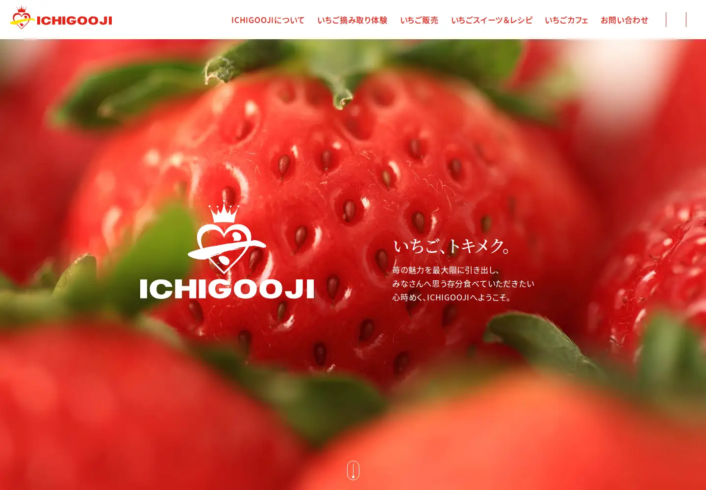 Screenshot of ichigooji.com