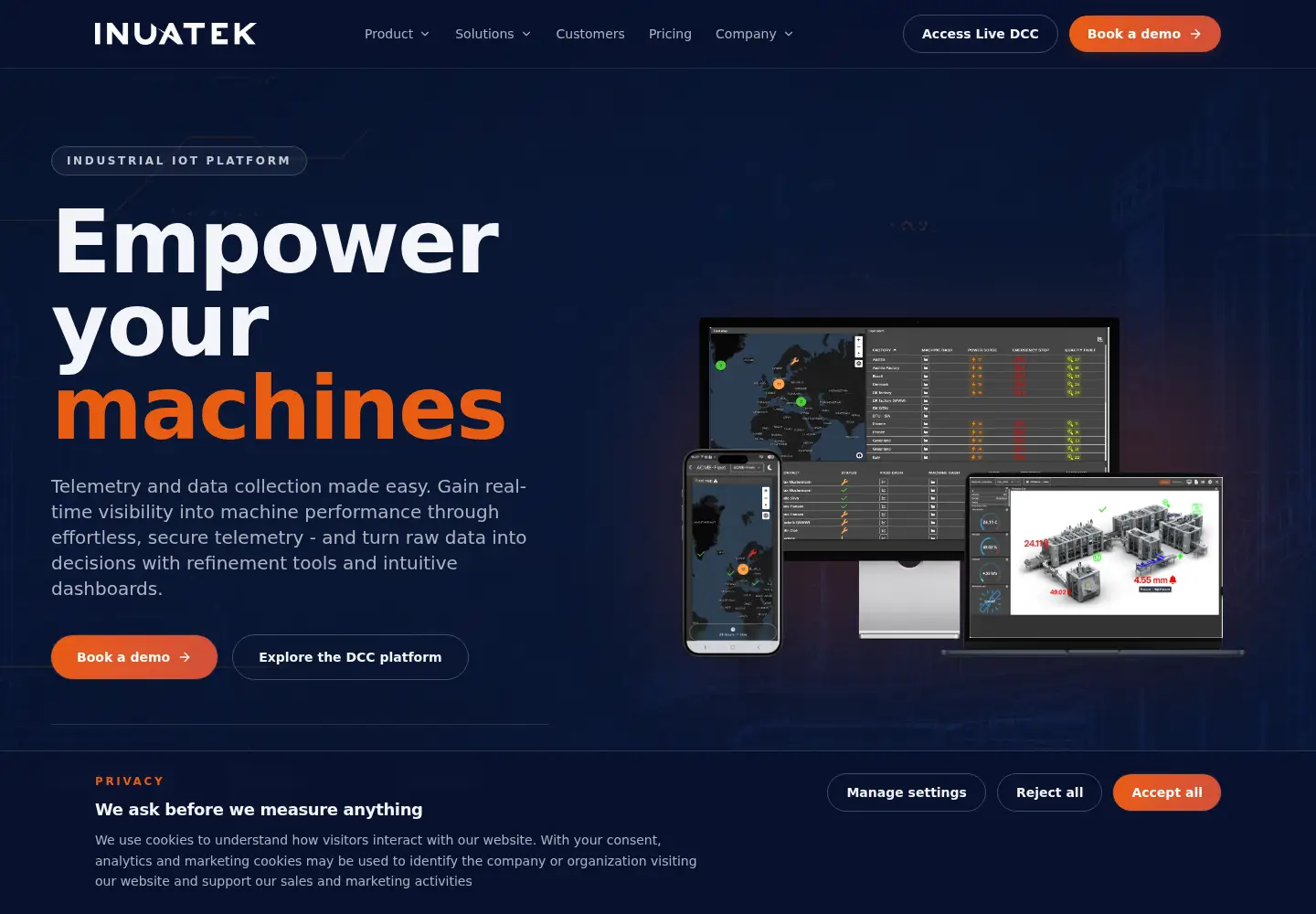 Screenshot of inuatek.com