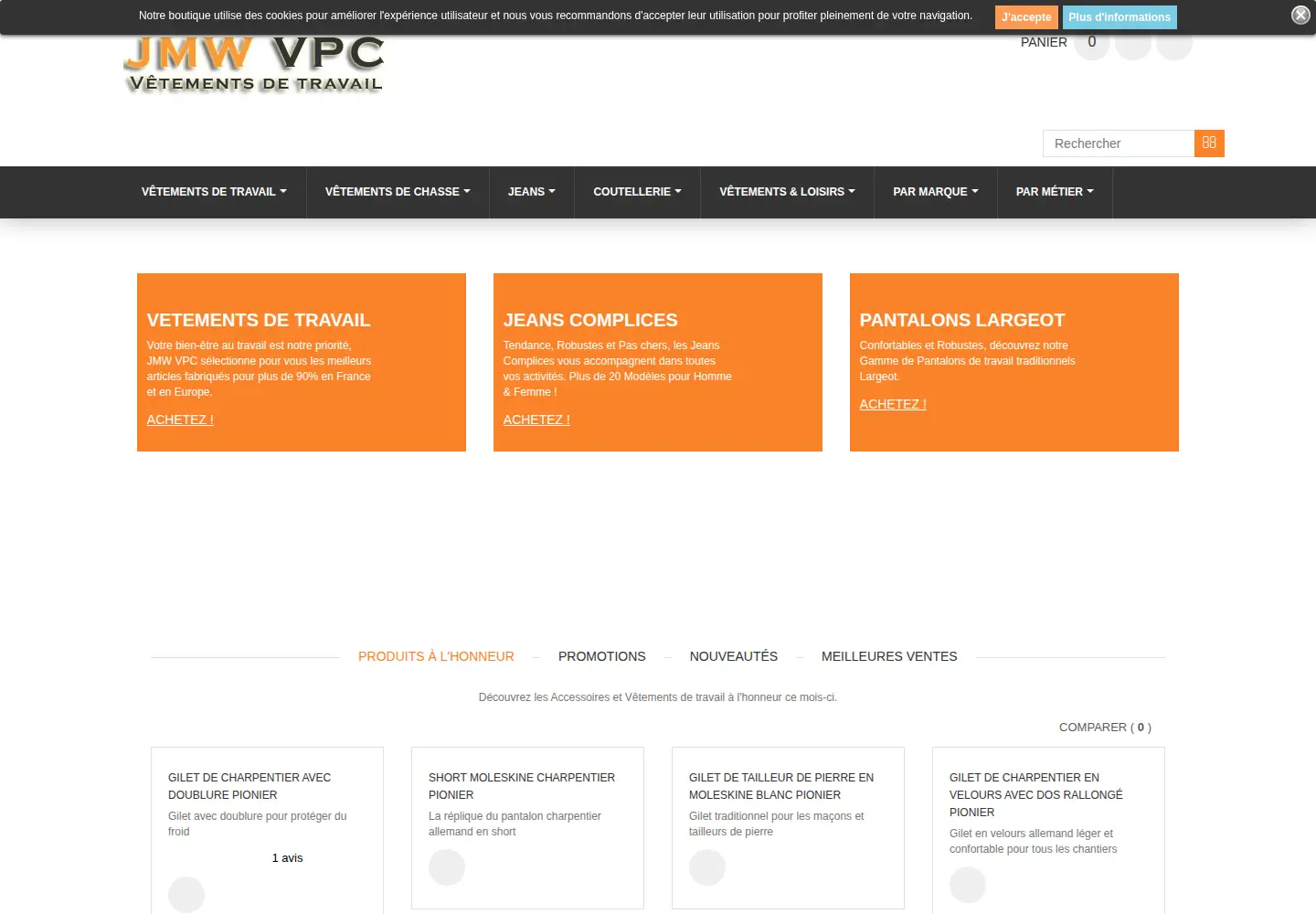 Screenshot of jmw-vpc.com