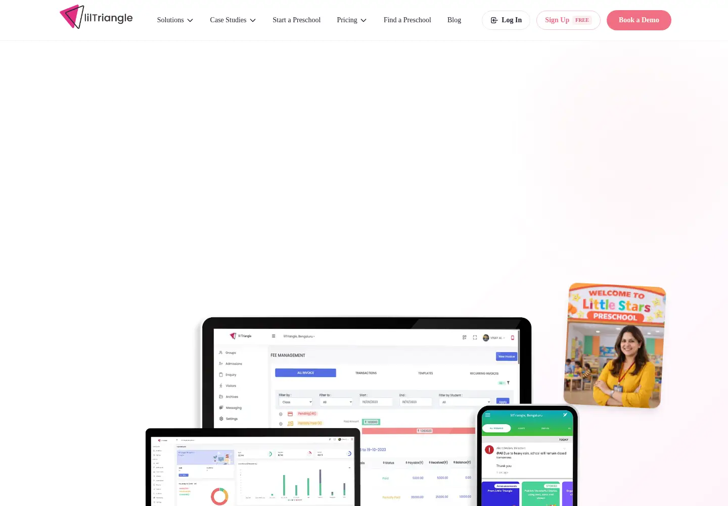 Screenshot of liltriangle.com