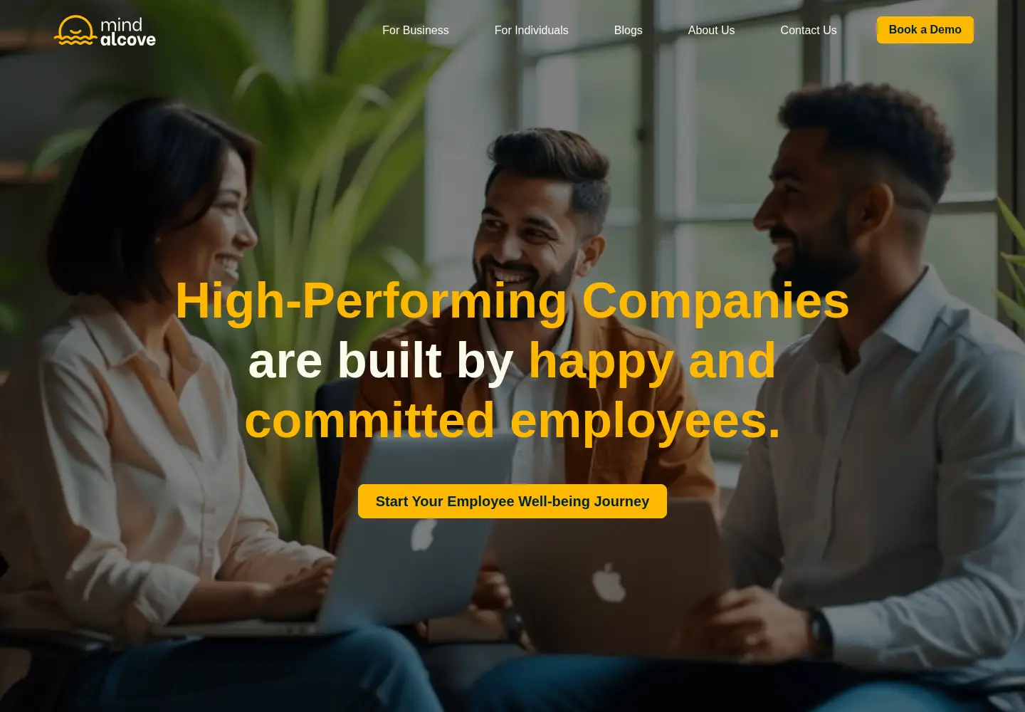 Screenshot of mindalcove.com
