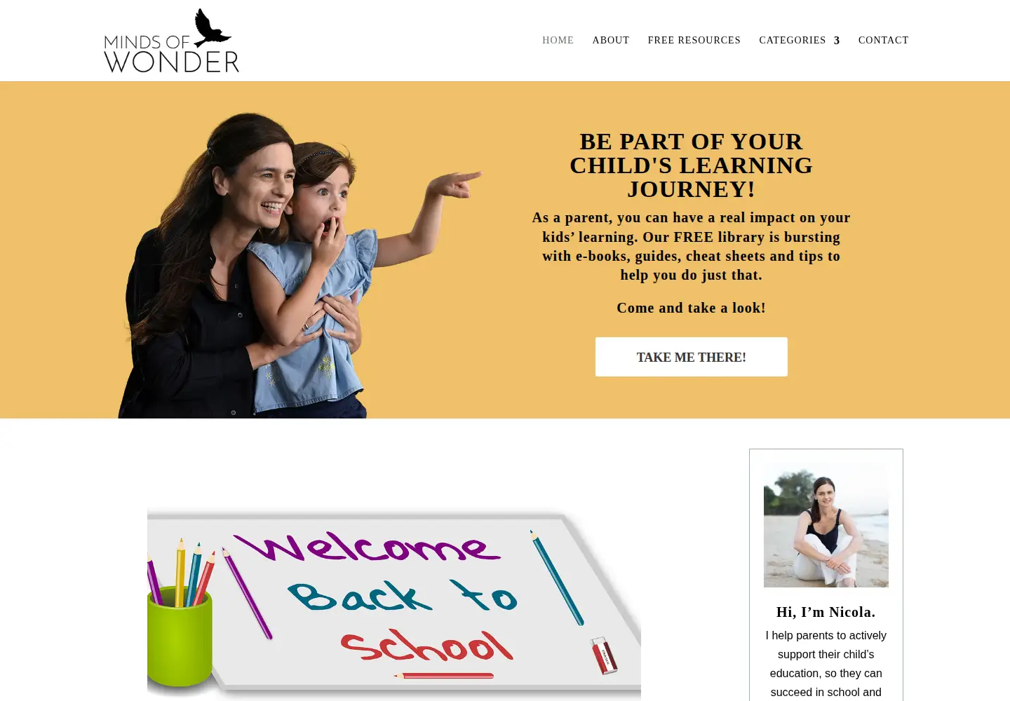 Screenshot of mindsofwonder.com