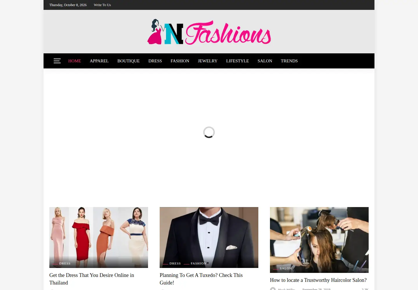 Screenshot of n-fashions.com