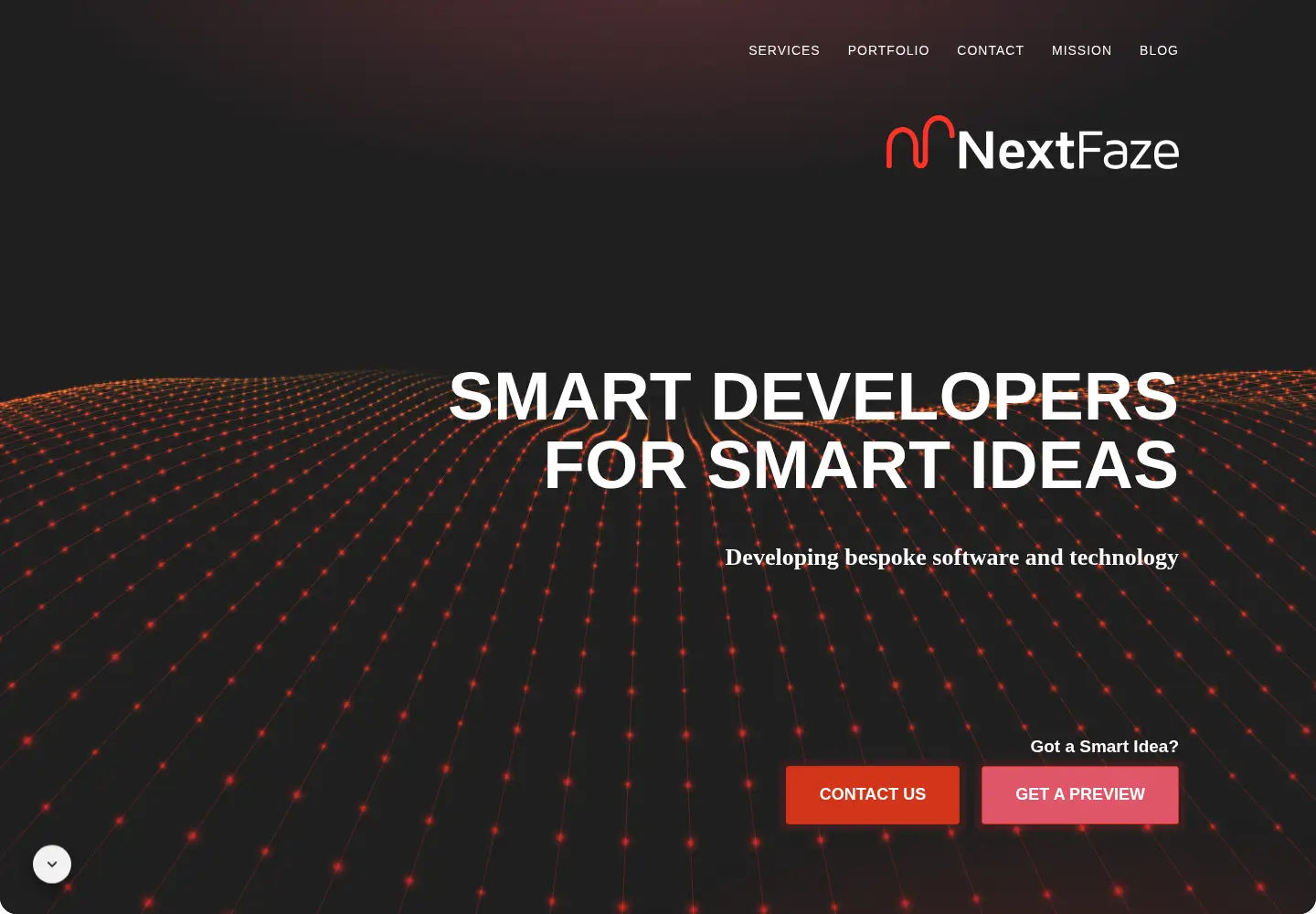 Screenshot of nextfaze.com