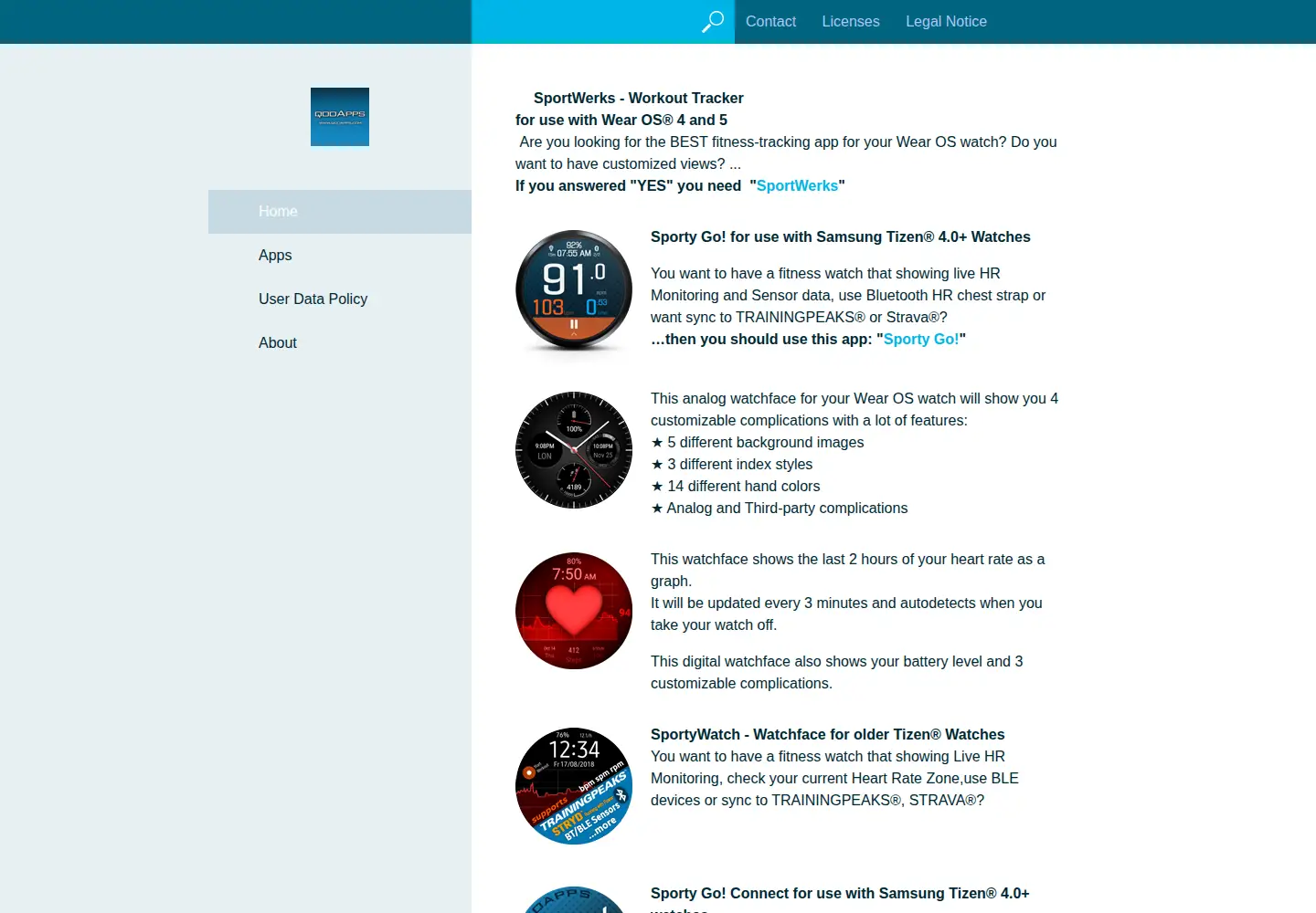 Screenshot of qooapps.com