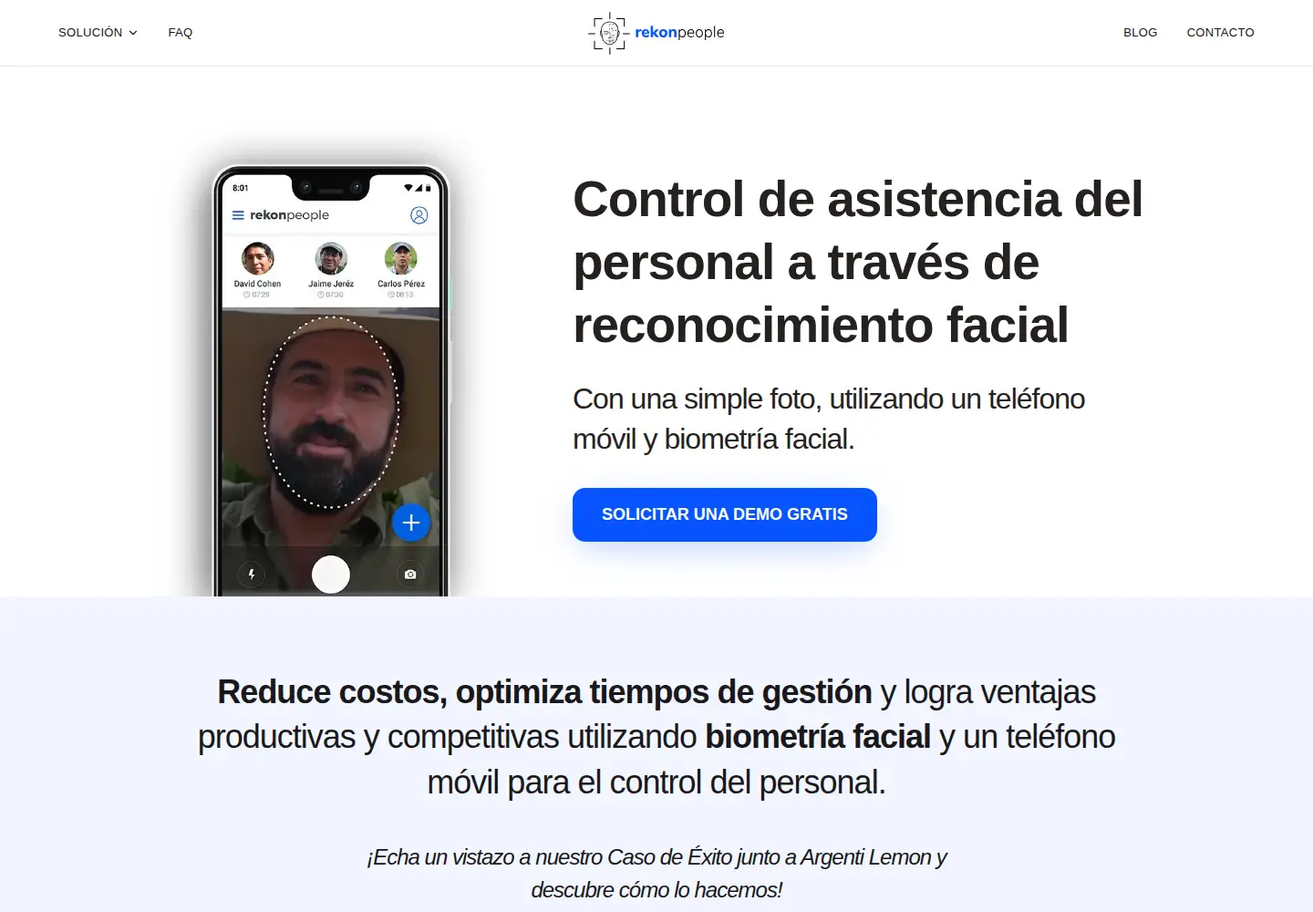 Screenshot of rekonpeople.com