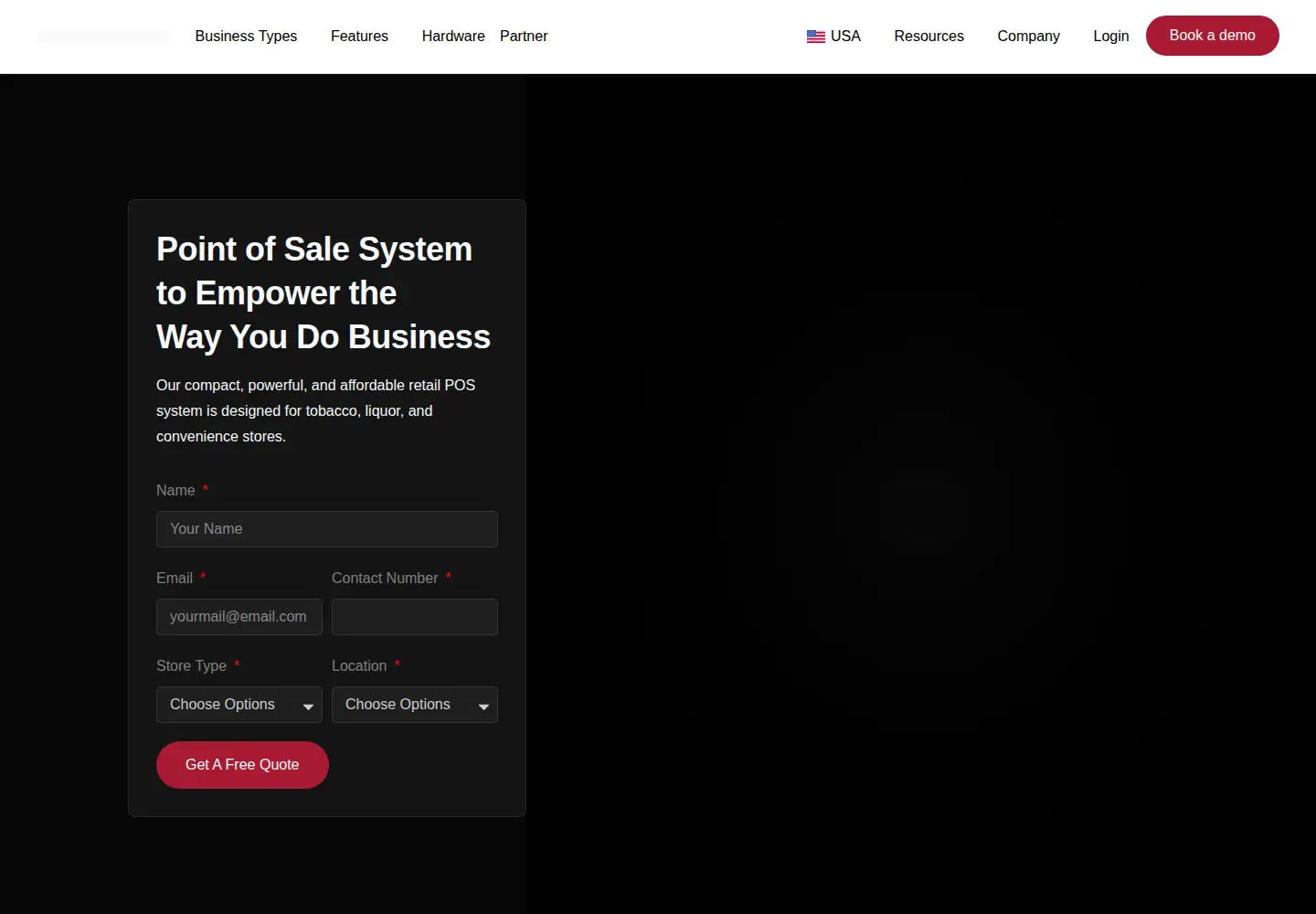 Screenshot of retailzpos.com