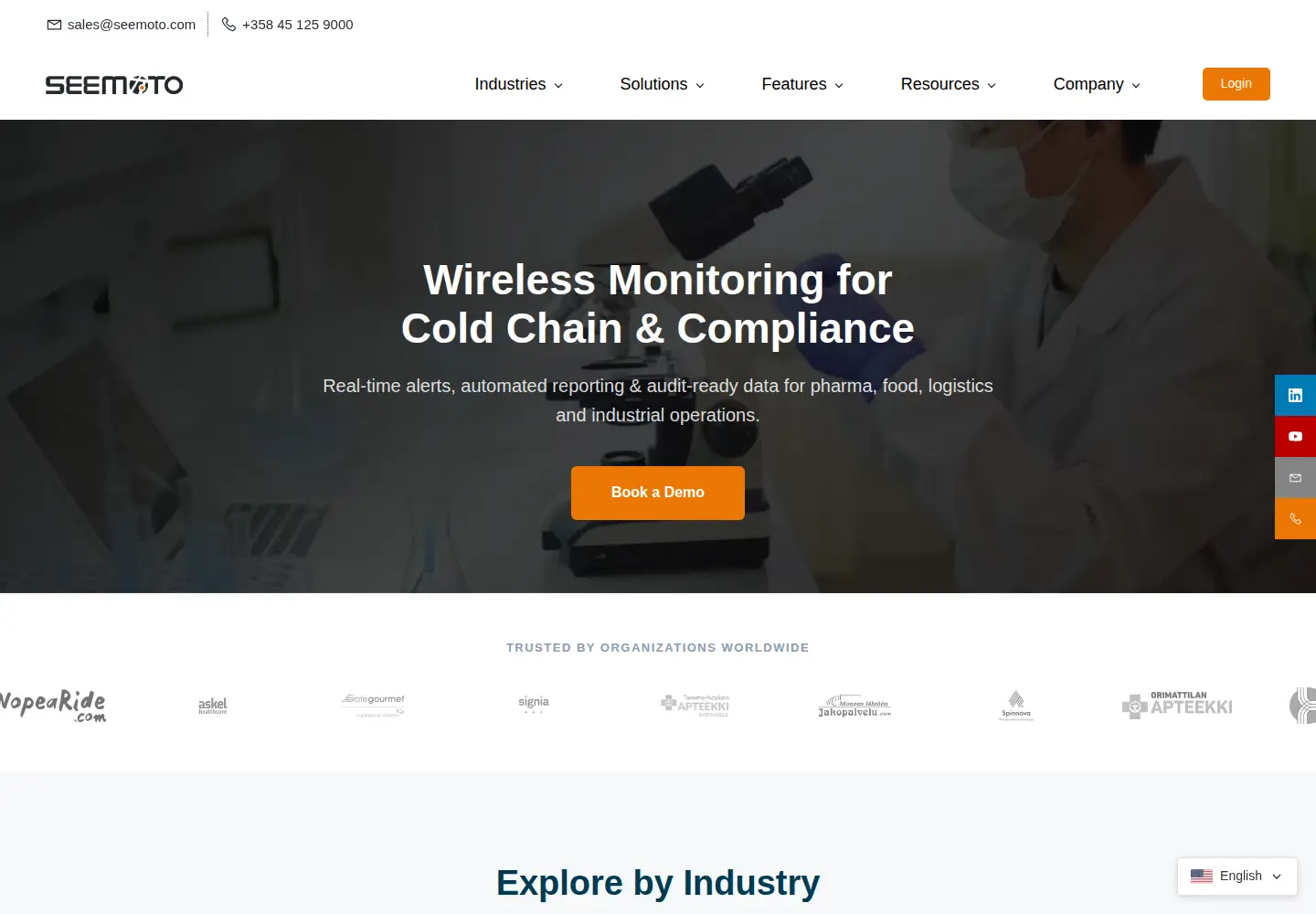Screenshot of seemoto.com