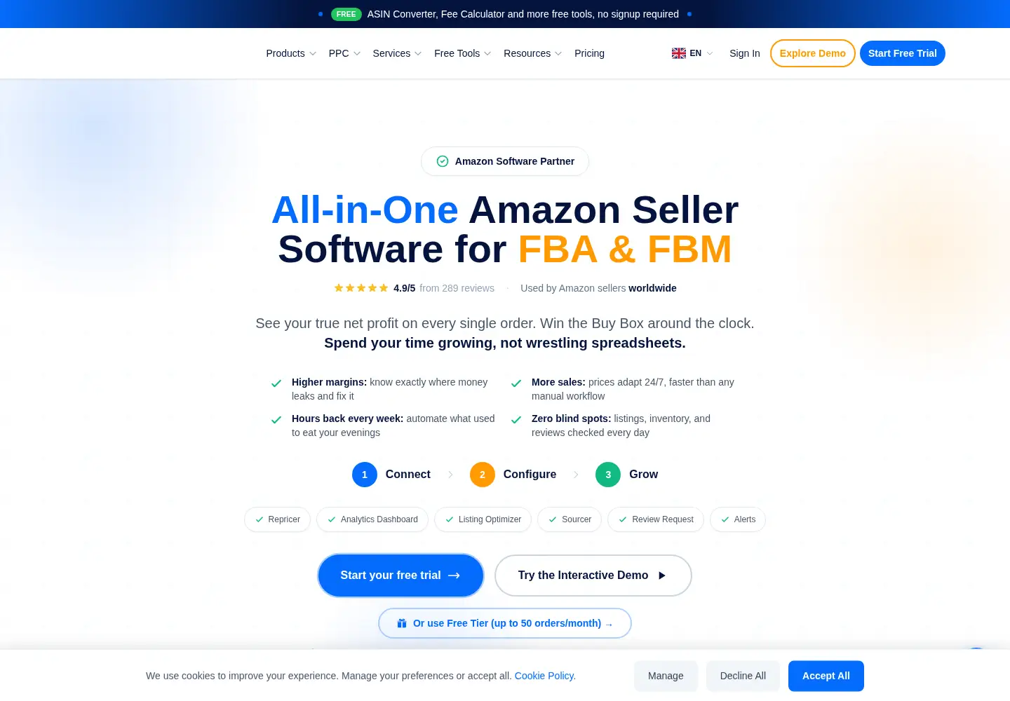 Screenshot of sellermagnet.com