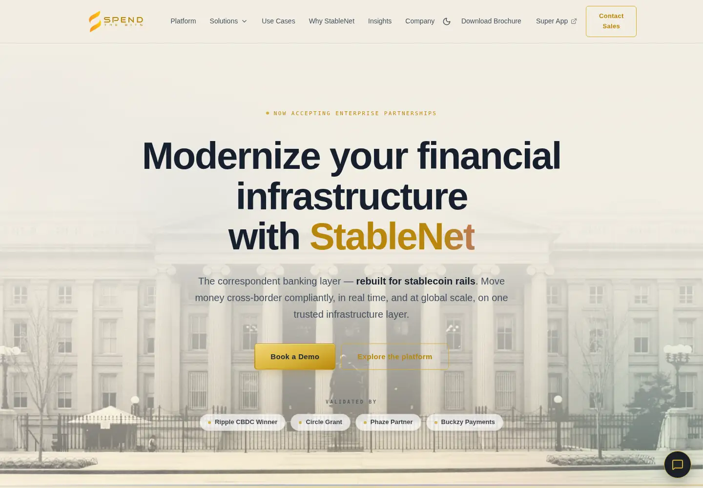 Screenshot of spendthebits.com