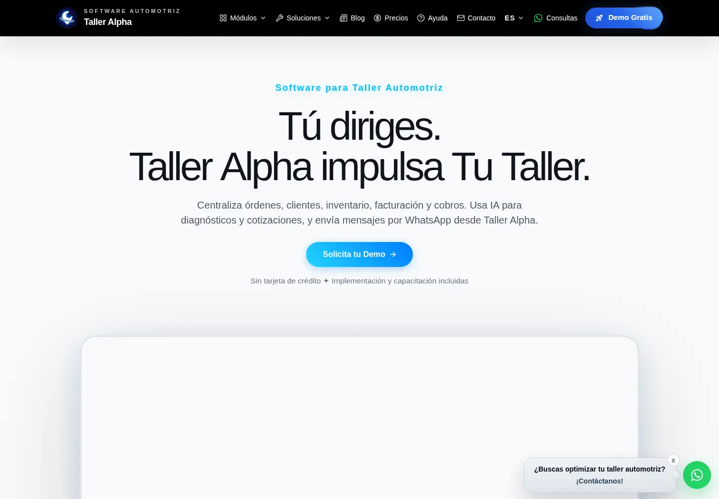 Screenshot of talleralpha.com