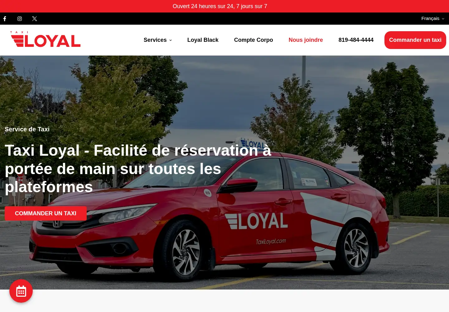 Screenshot of taxiloyal.com