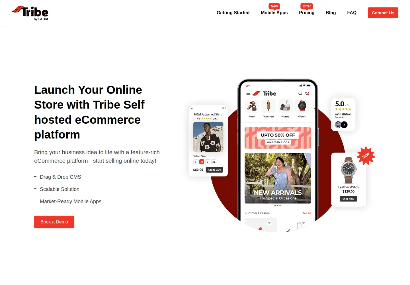 Screenshot of tribe-ecommerce.com