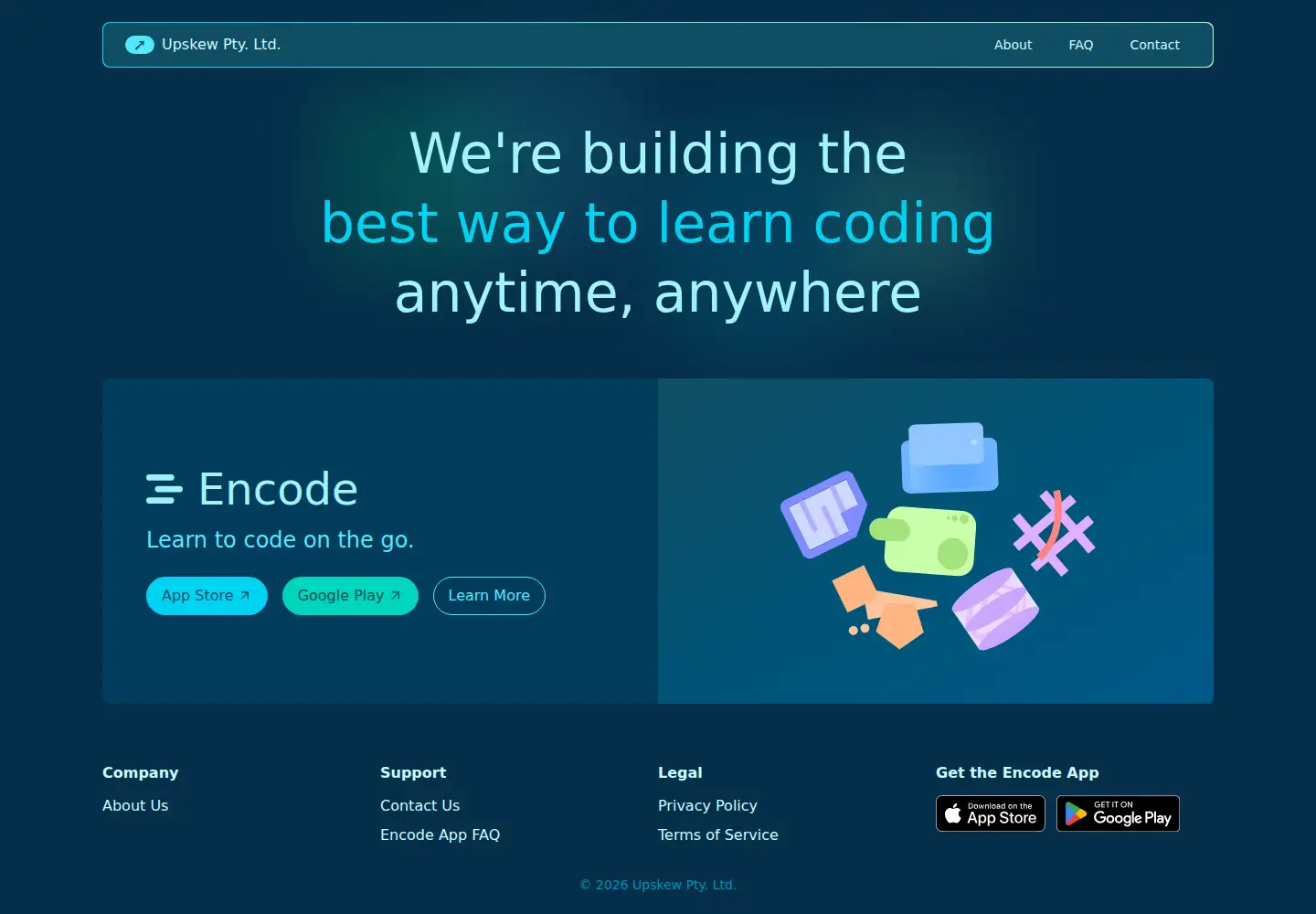 Screenshot of upskew.com