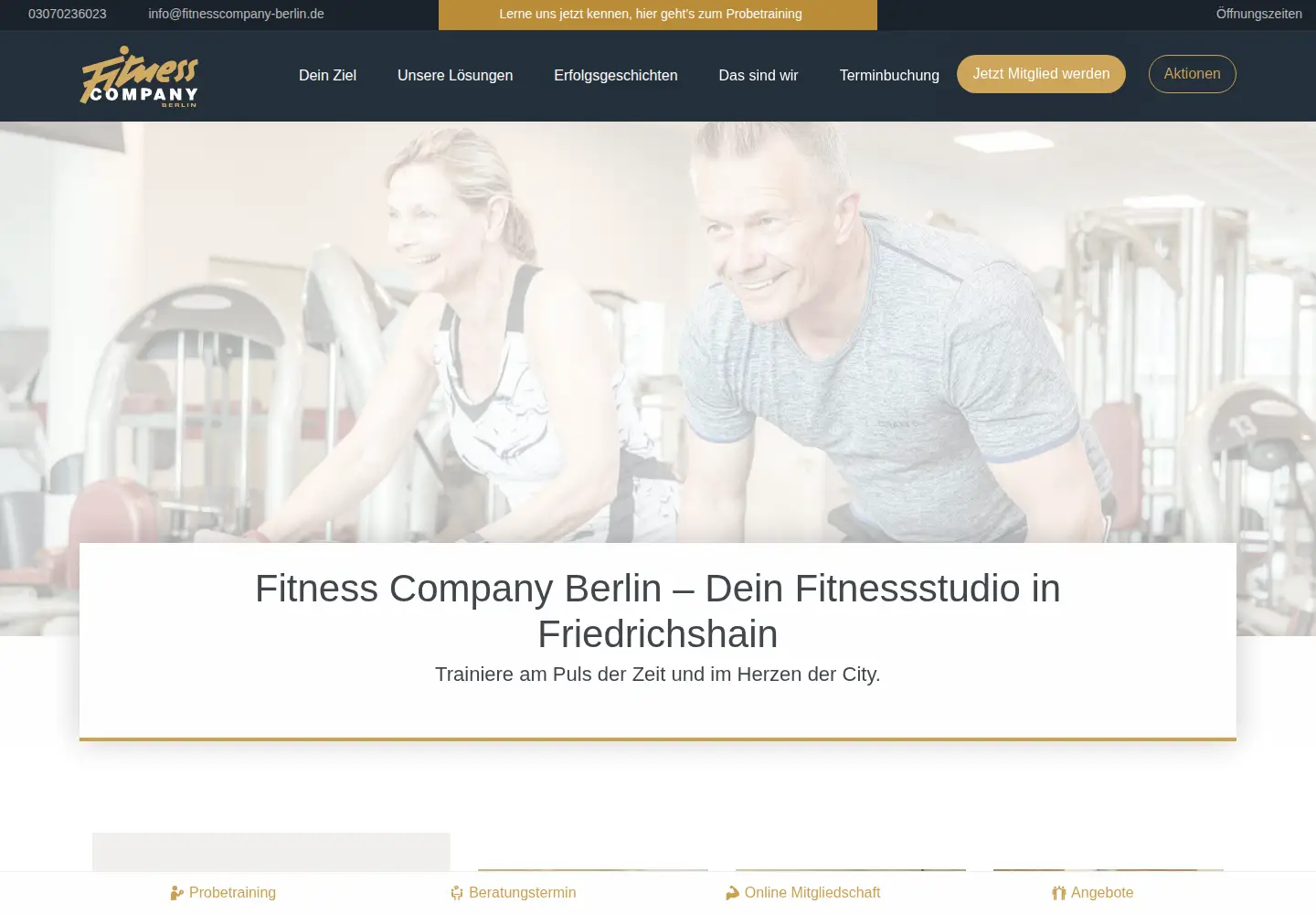 Screenshot of fitnesscompany-berlin.de