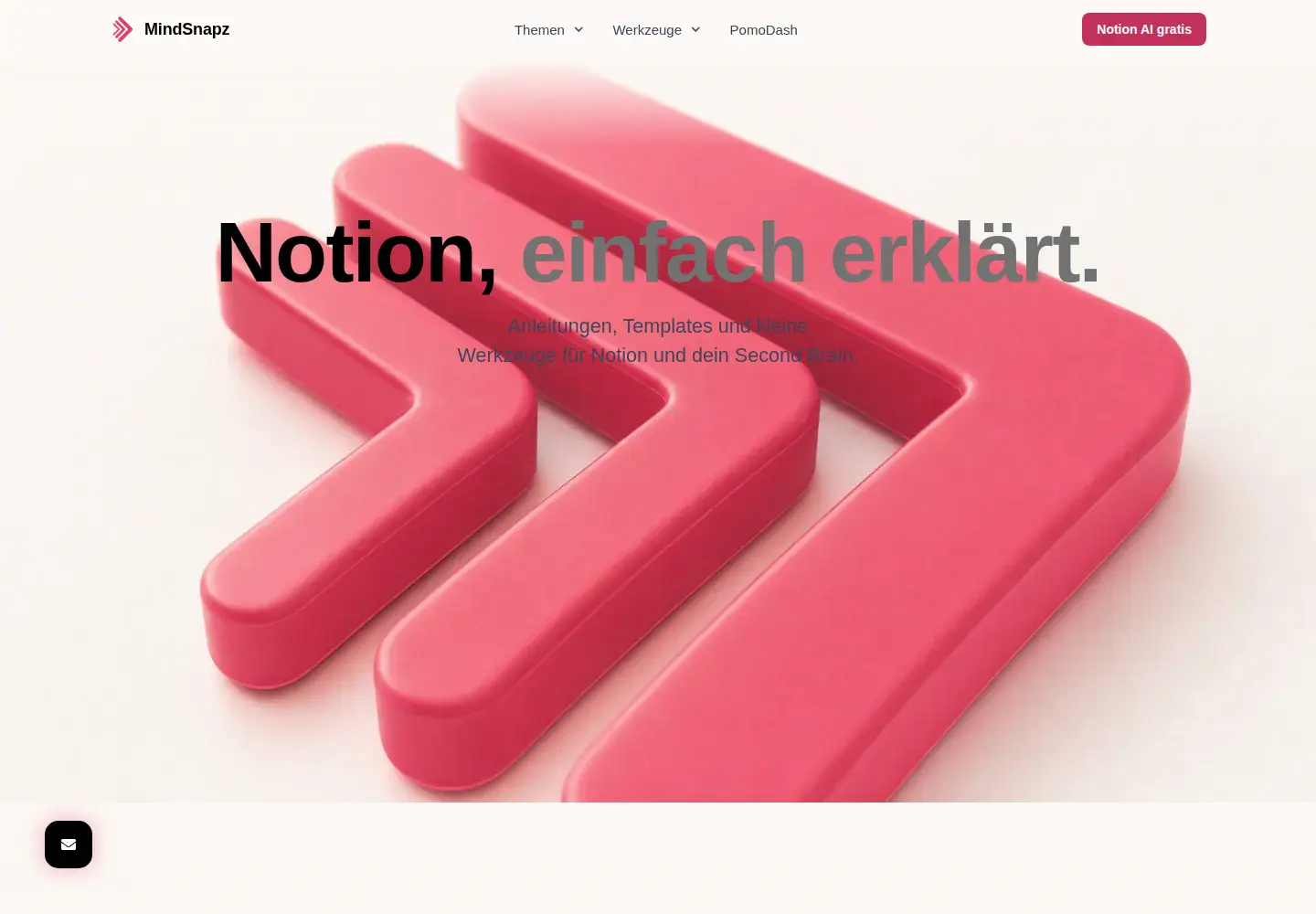 Screenshot of mindsnapz.de