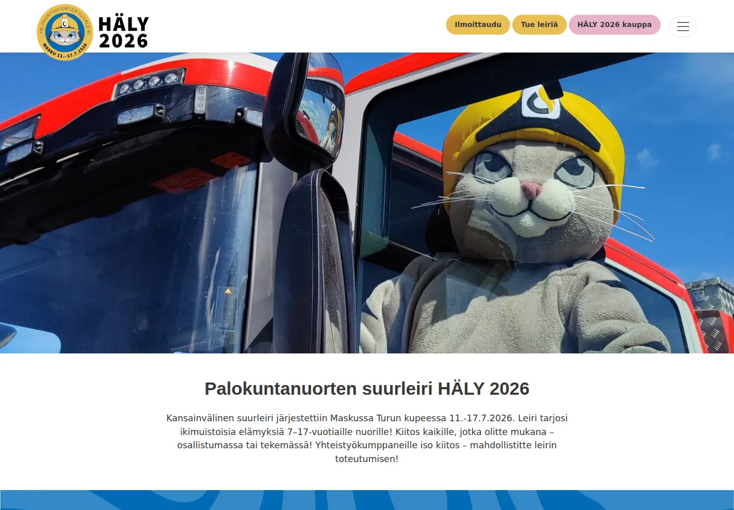 Screenshot of haly2026.fi